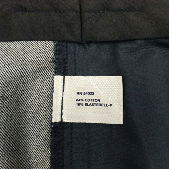 GAP Dark Blue Wash Low Rise Straight Flare Leg Denim Trouser Jeans Womens 8L NWT - Picture 13 of 15